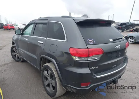 2015 Jeep Grand Cherokee Overland z USA, uszkodzony, nr VIN 1C4RJFCG2FC859730